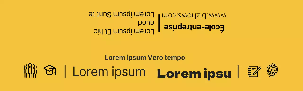 Collège exploratoire jaune et noir