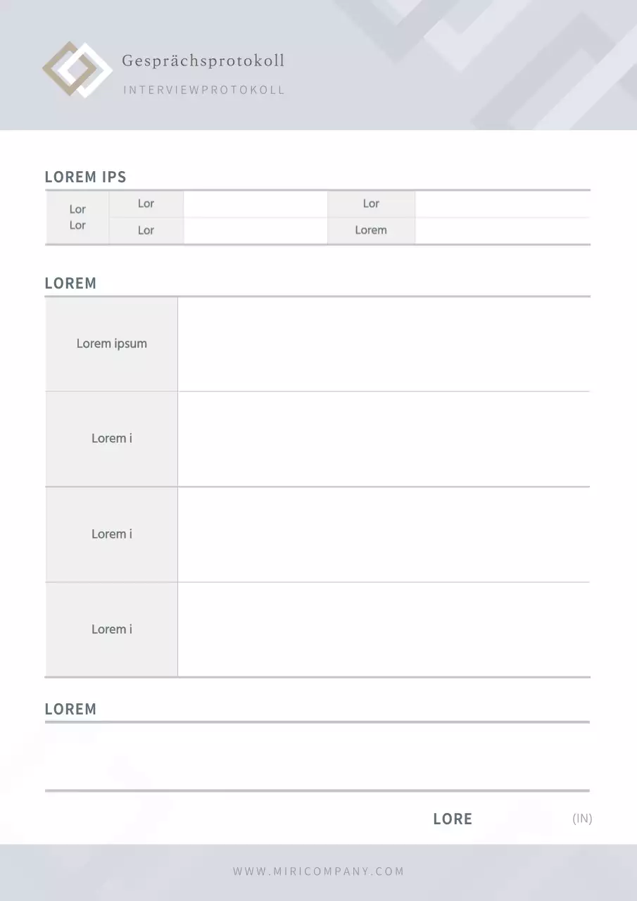 Einfaches graues Logbuch für Unternehmensgespräche