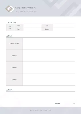 Einfaches graues Logbuch für Unternehmensgespräche