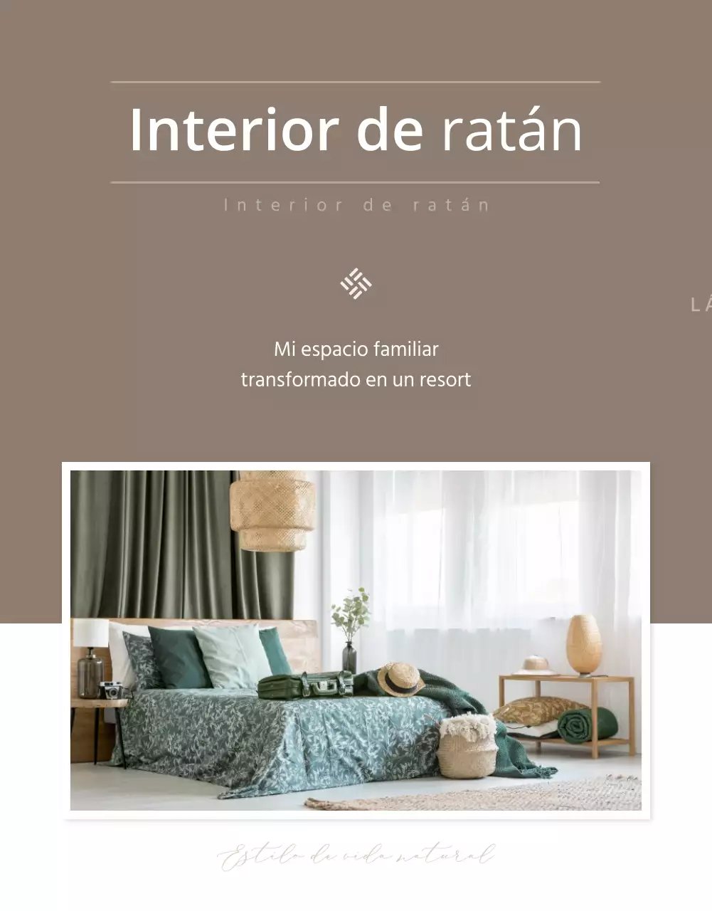 Living - Interiores de ratán