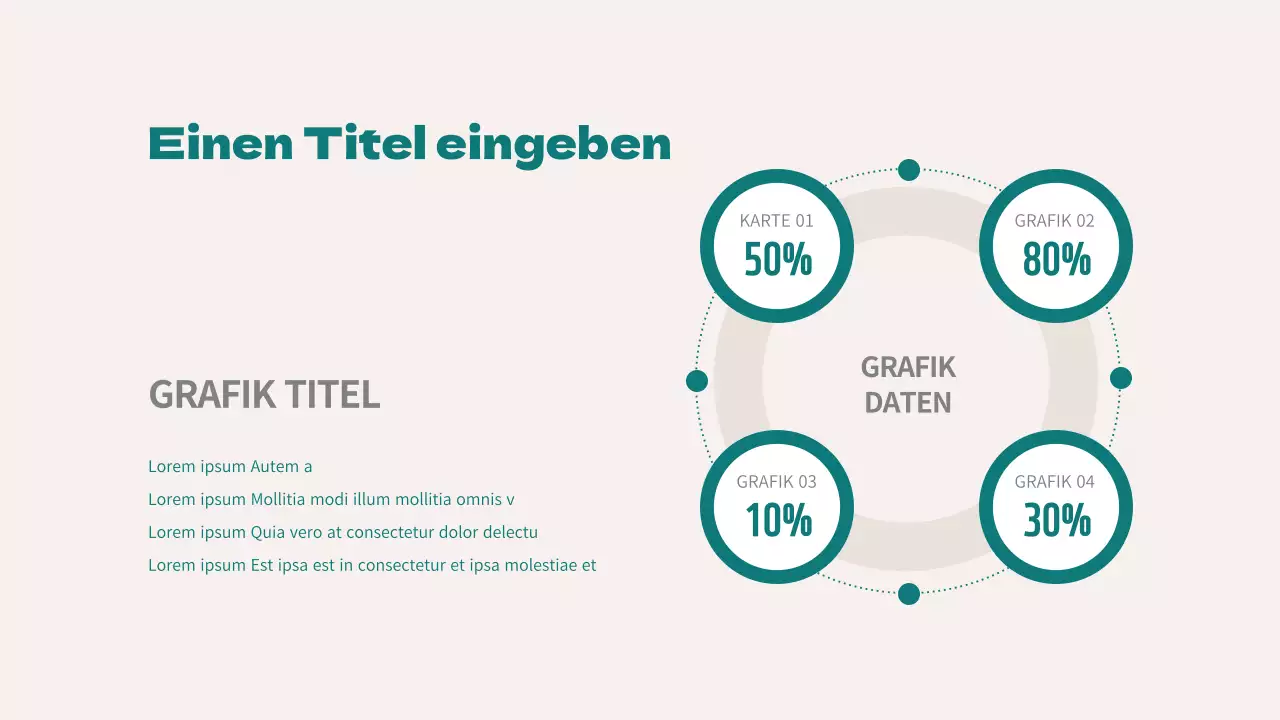 Ein einfaches Konzeptdiagramm in Grün