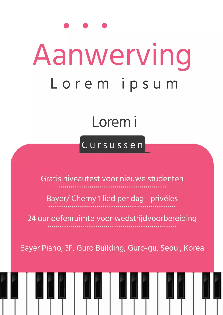 Werven van nieuwe studenten