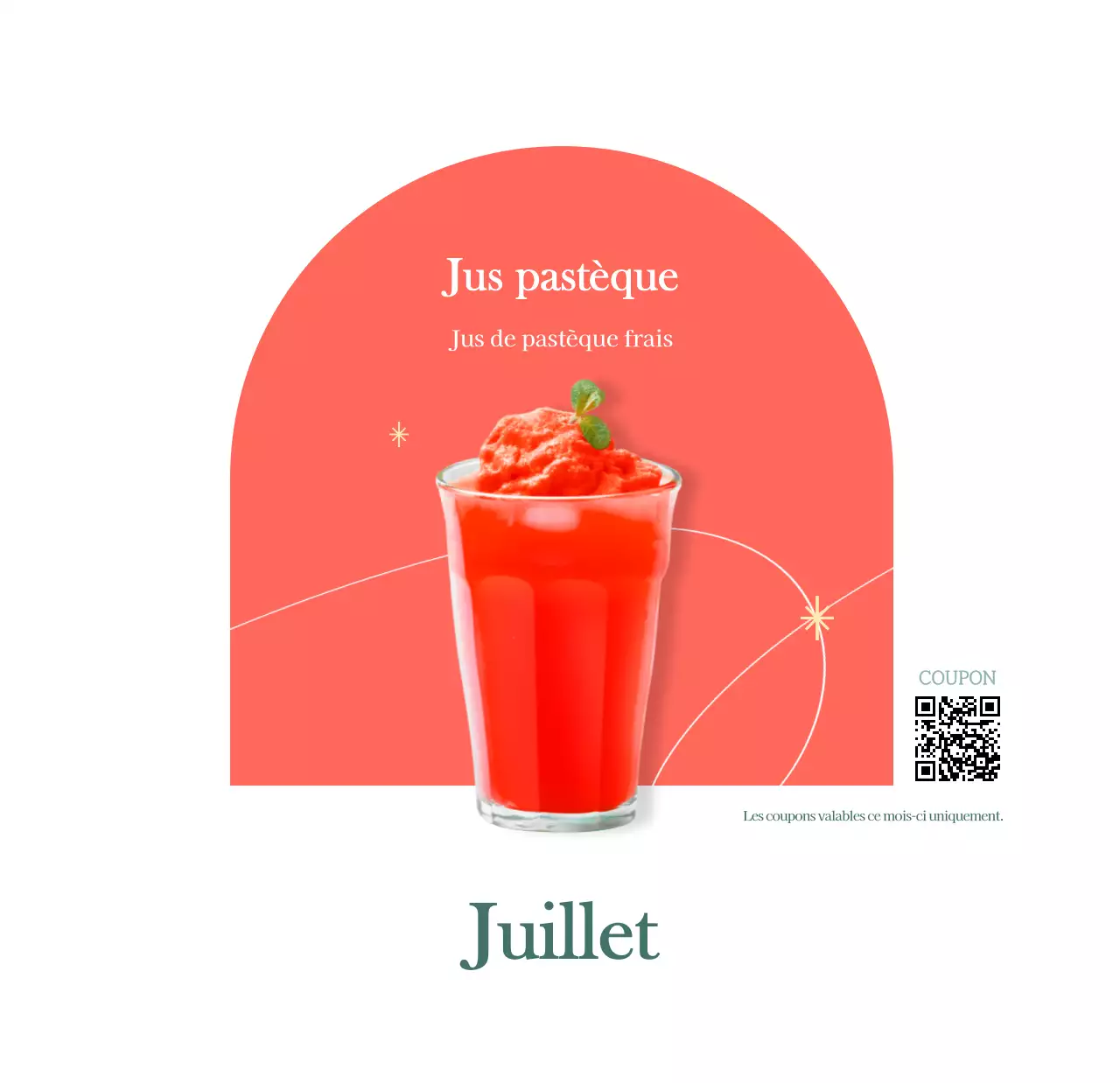 Calendrier des cafés avec recommandation de la boisson du mois