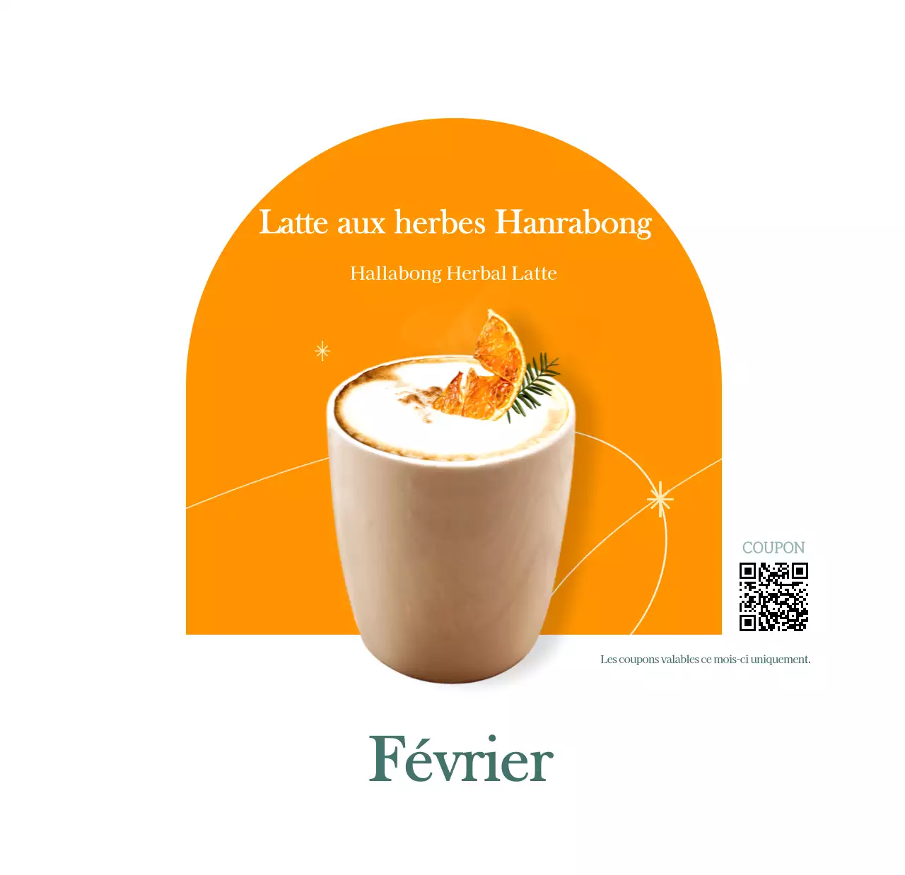 Calendrier des cafés avec recommandation de la boisson du mois