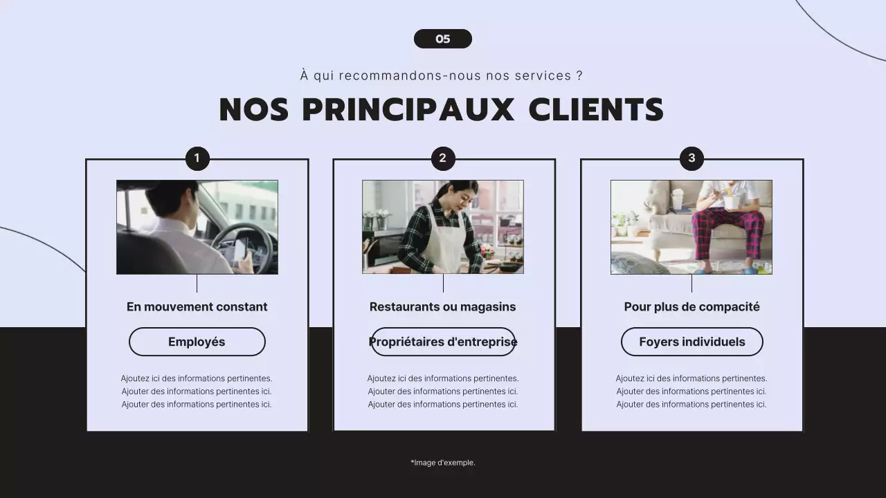 Proposition de service de location d'appareils électroménagers propre et moderne sur fond mauve