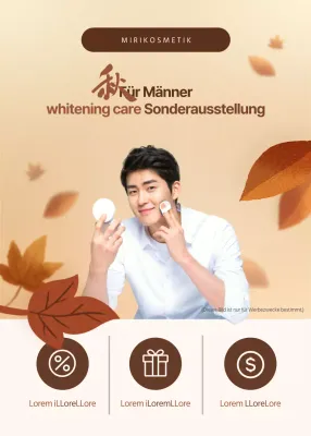 Brown Herbst Kosmetik Schönheit Ausstellung