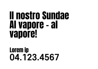 Copia PR di Sundae per la ristorazione