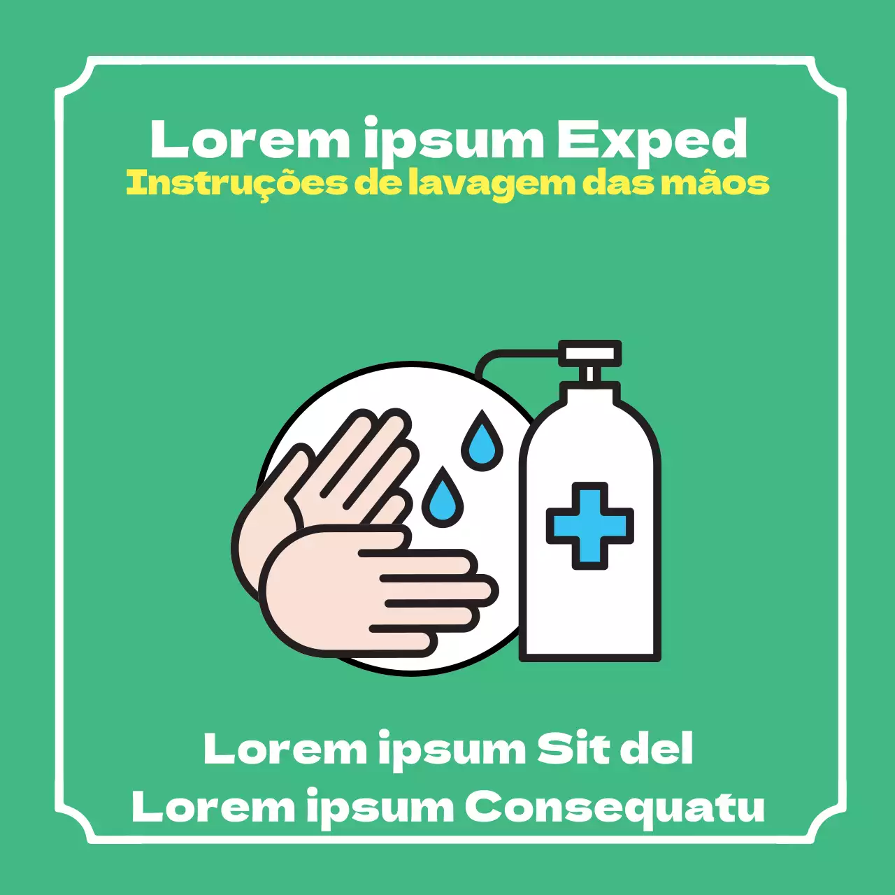 Guia de lavagem de mãos para o coronavírus