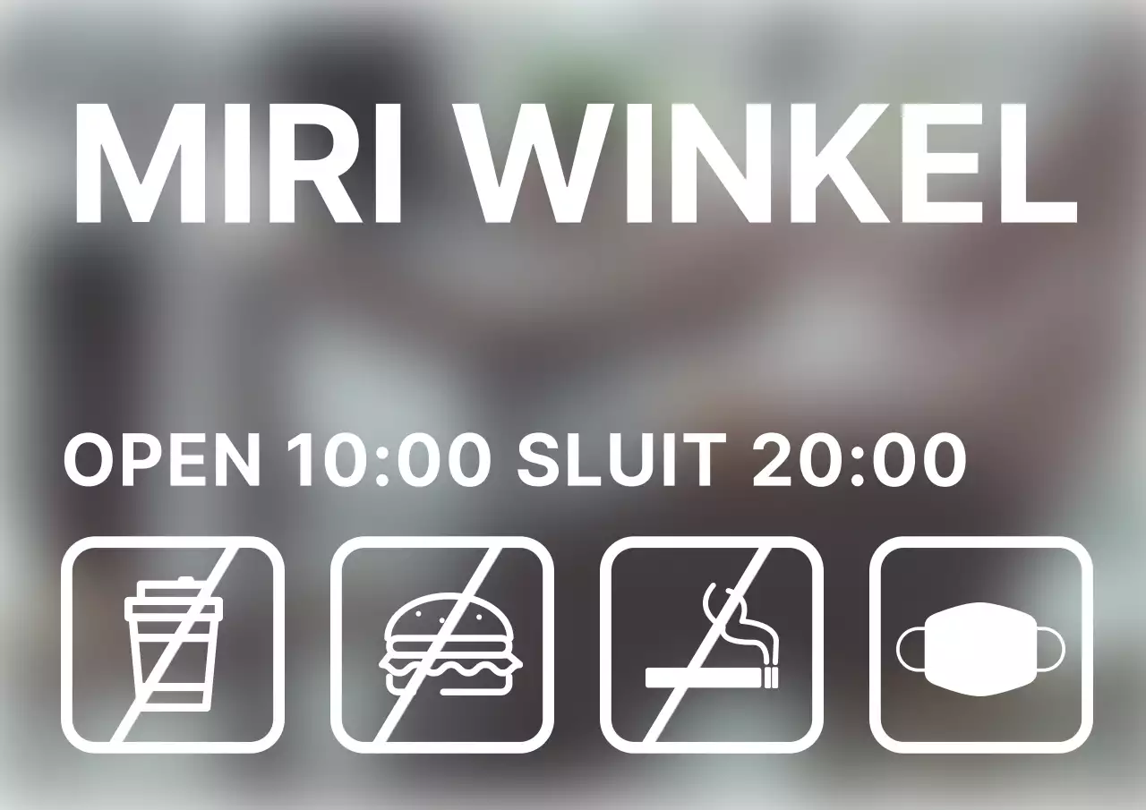 Eenvoudig wit winkelbriefpapier