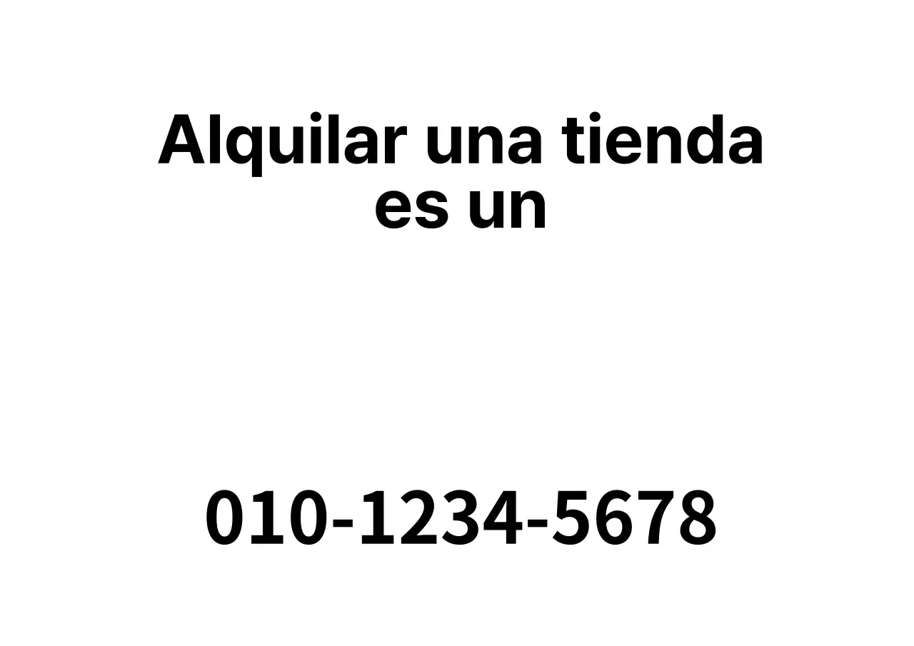 Alquiler de tiendas_Póster de calle