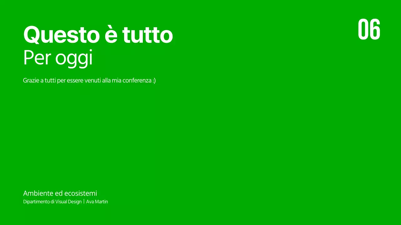 Creare un globo verde