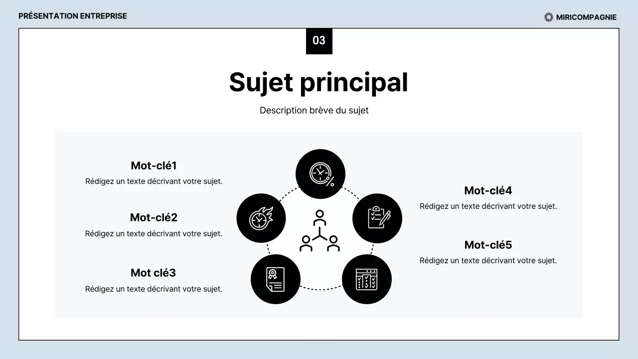 Rapports d'activité épurés en bleu clair et noir
