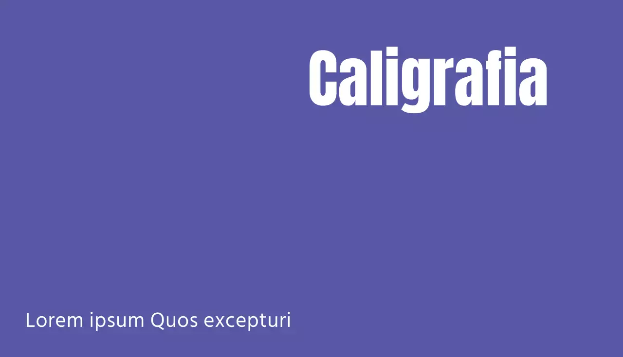 Caligrafia