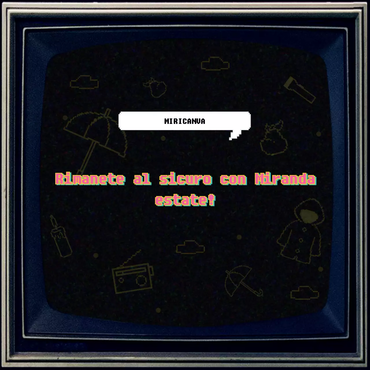 Come prepararsi alla stagione delle piogge con un concetto televisivo vecchio stile