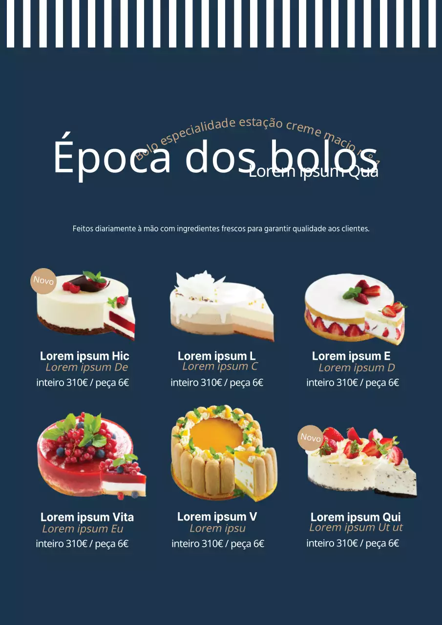 Sugestões de bolos de fantasia de estilo europeu
