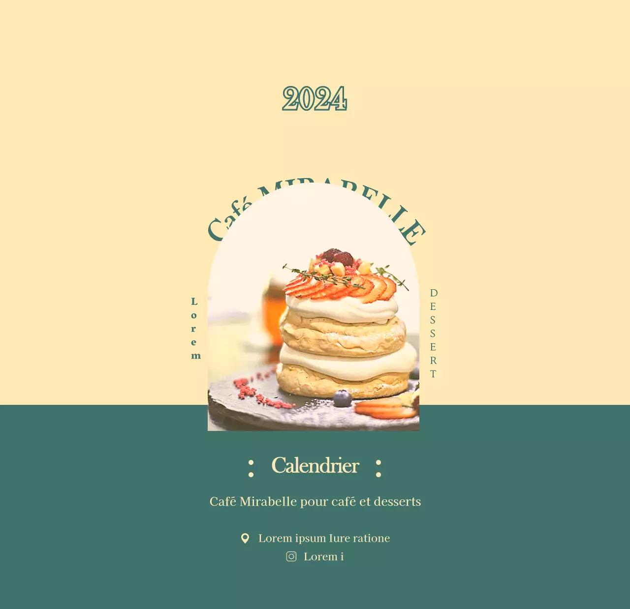 Calendrier des cafés avec recommandation de la boisson du mois