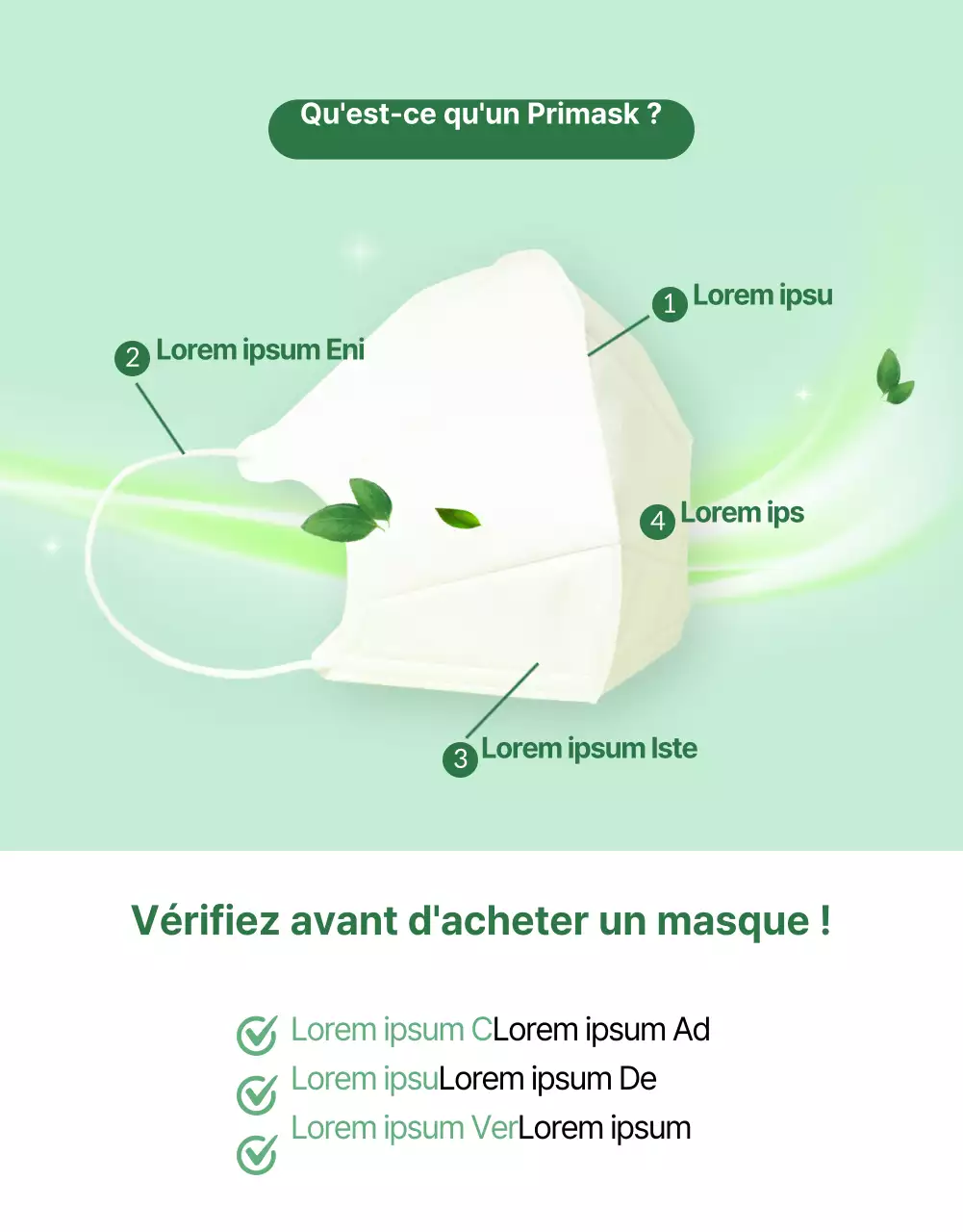 Masques contre les particules