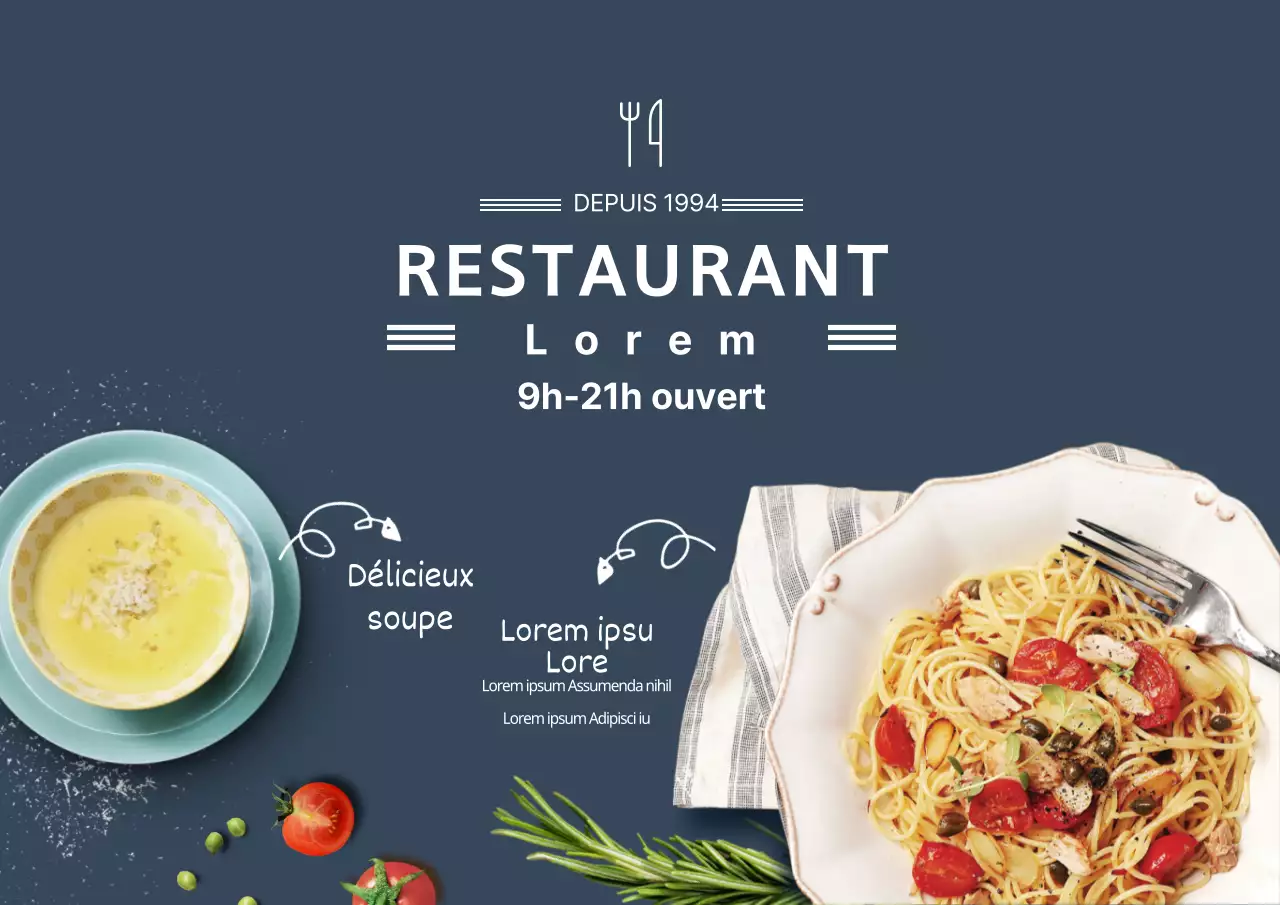 Pâtes du chef italien