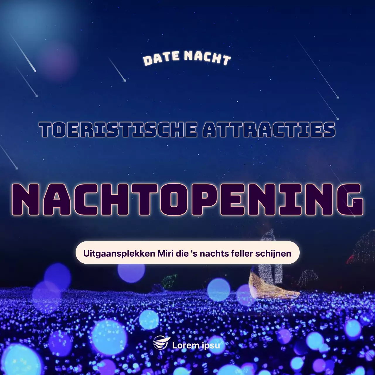 Toeristische attracties gaan 's nachts open met een glow-in-the-dark concept Reisinformatie