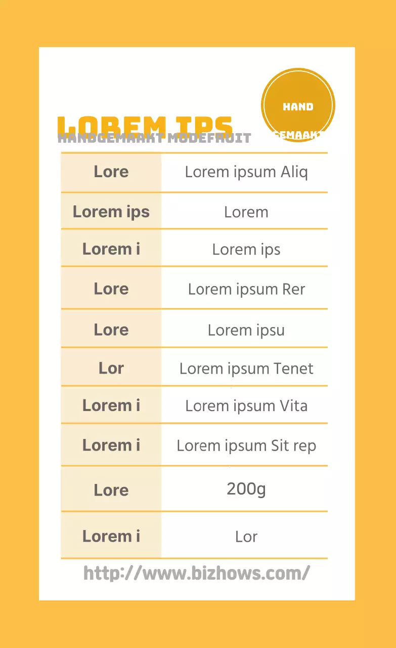 Passievrucht blauw informatie label