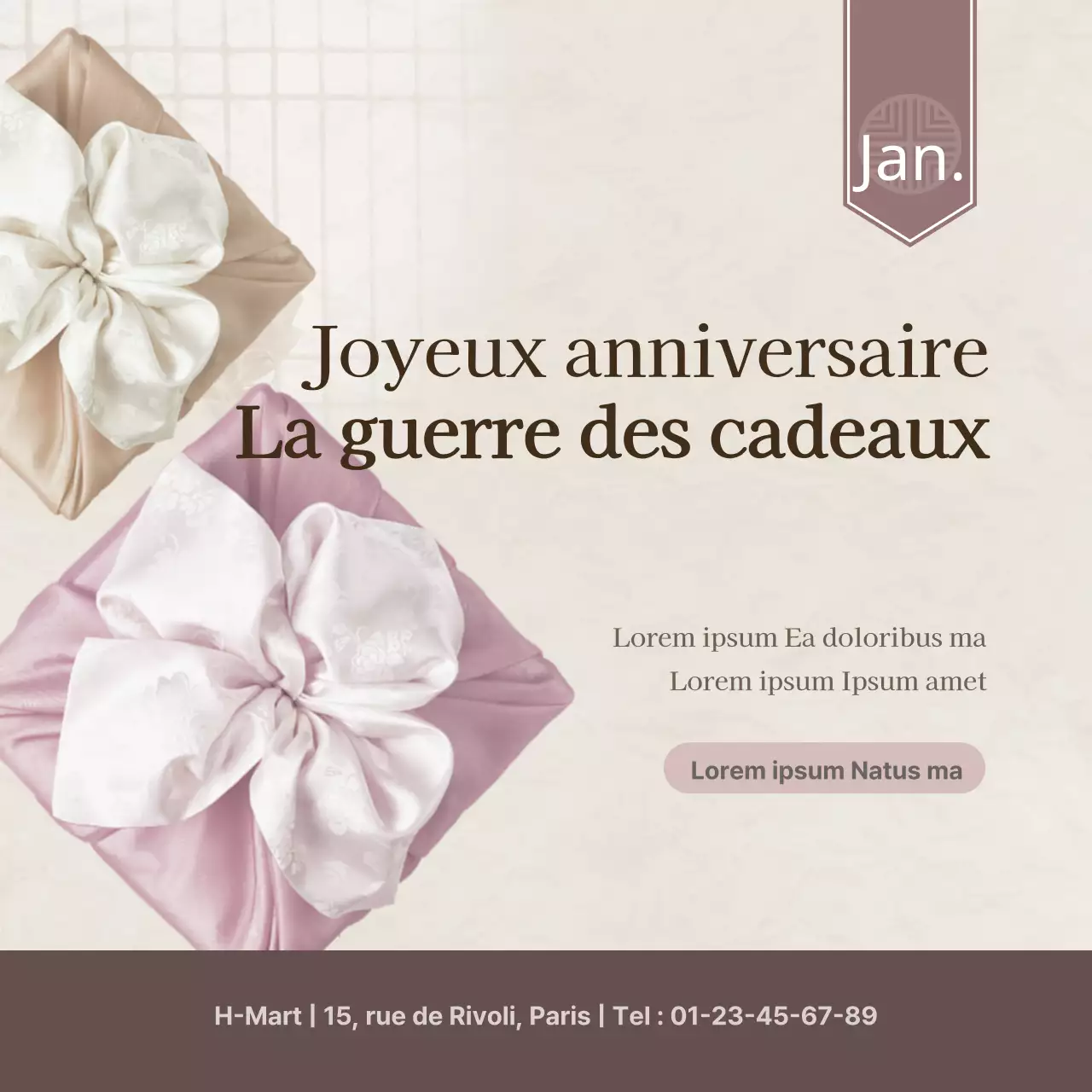 Concours de cadeaux pour le Nouvel An lunaire