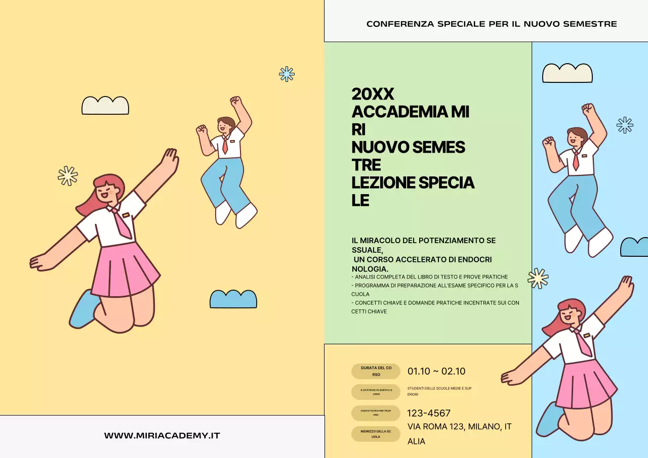 Zecca simpatico annuncio educativo