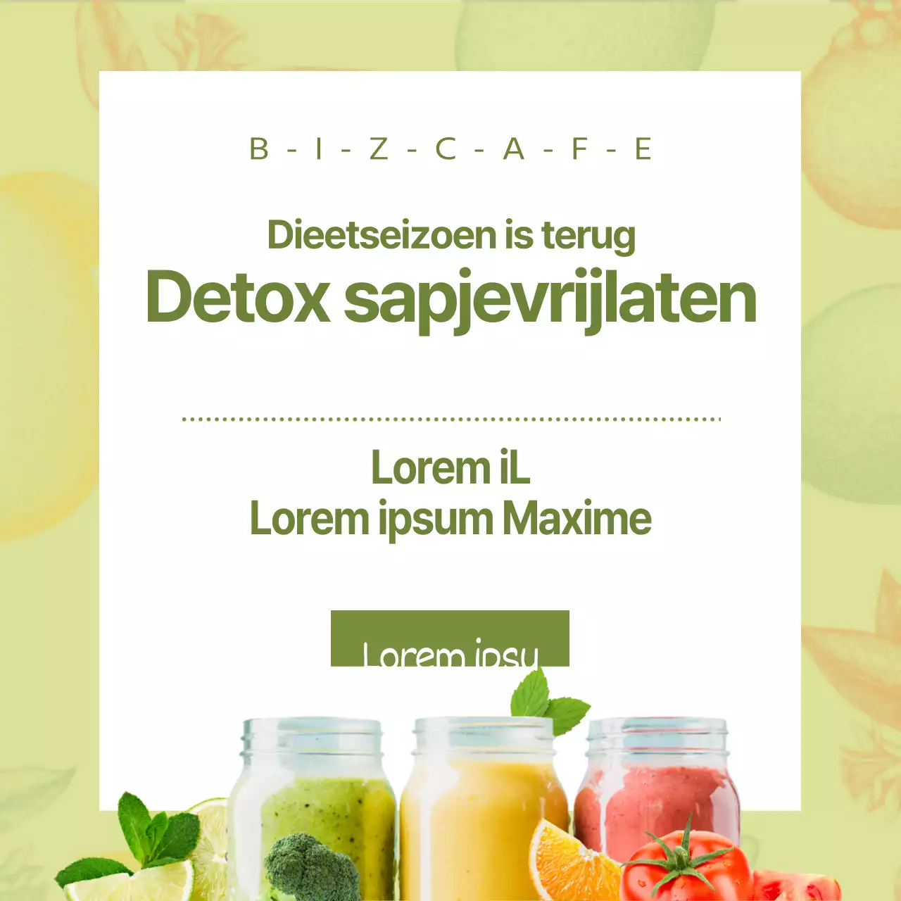 Detoxsappen lanceren
