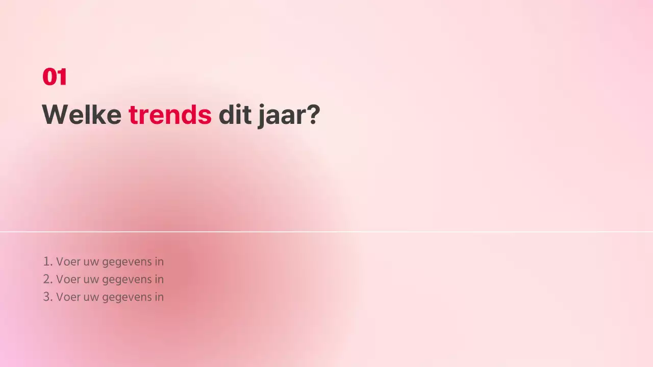 Een geometrisch kleurenpalet voor de roze trend van dit jaar