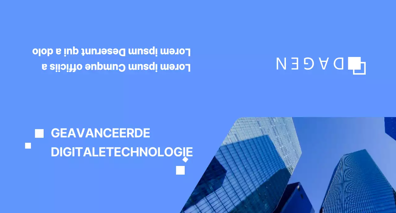 Wereldwijd bedrijfsconcept in blauw