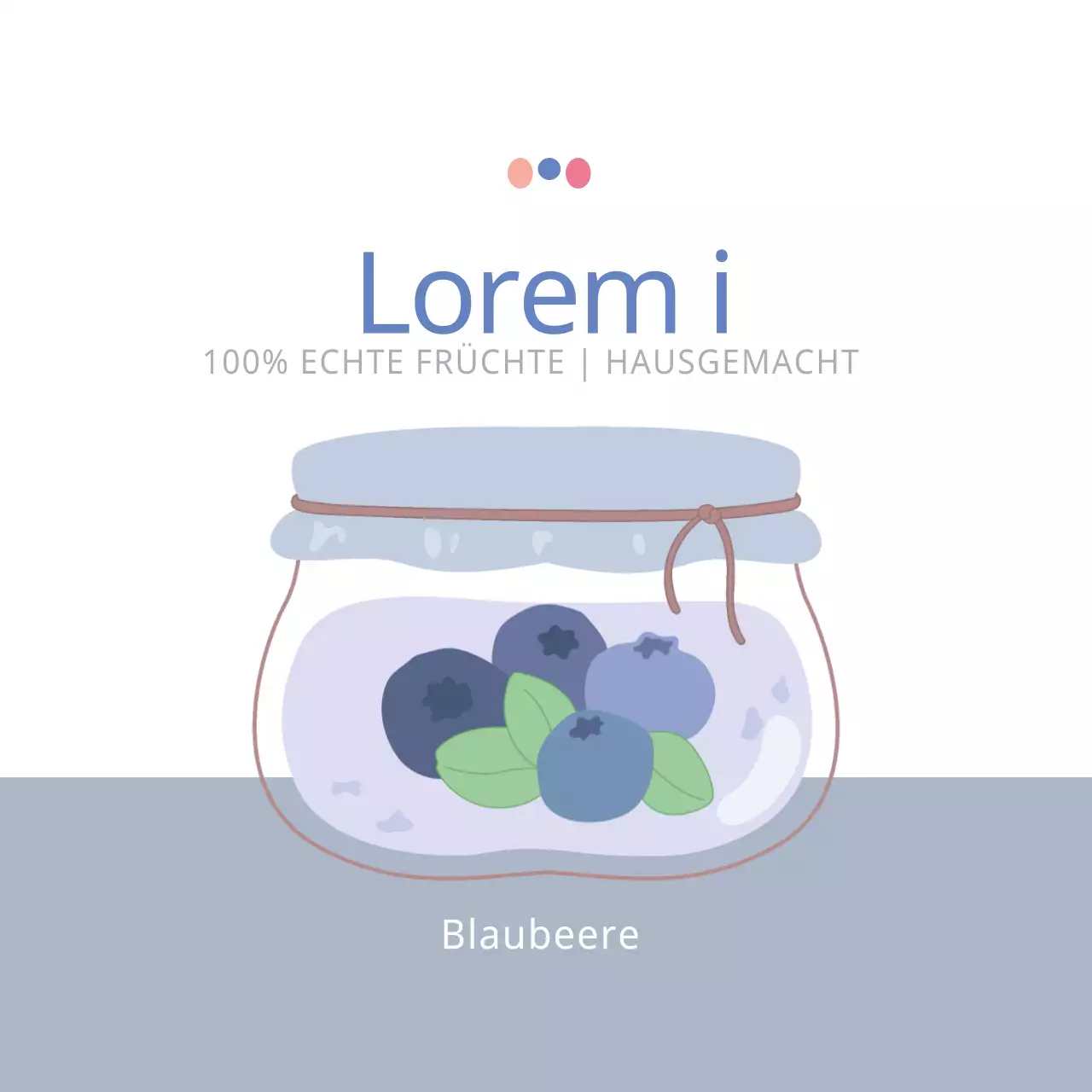 Heidelbeerkonfitüre