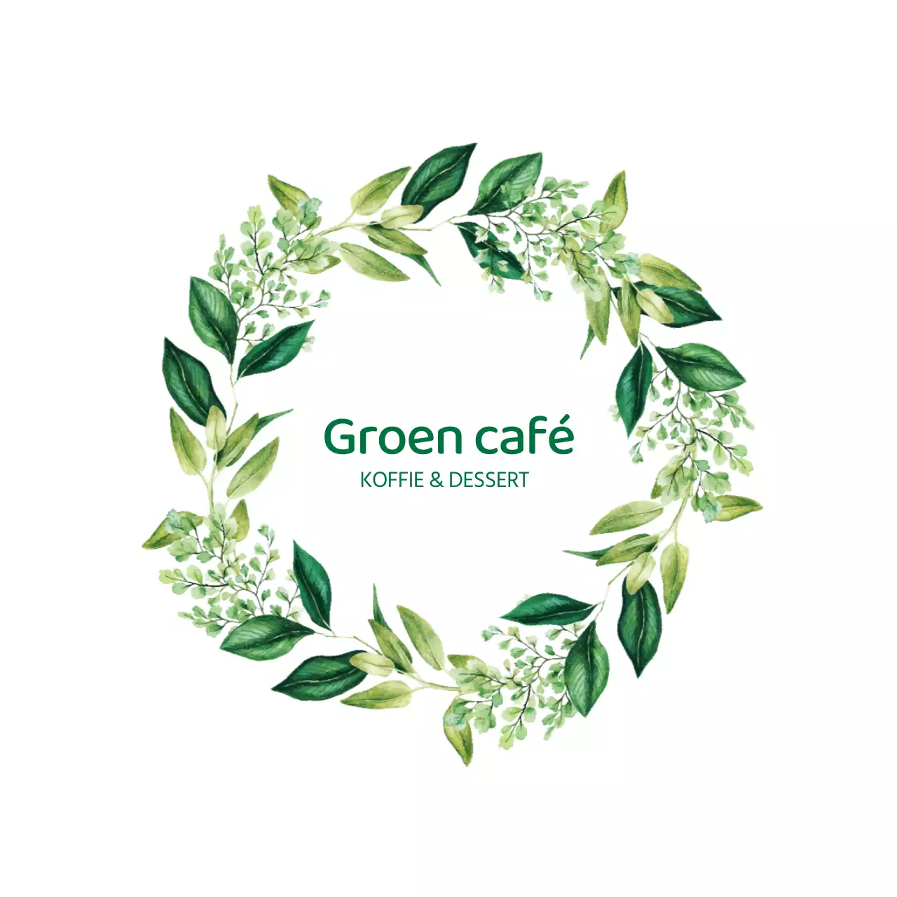 Witte Illustratie Emotioneel Café Promotie