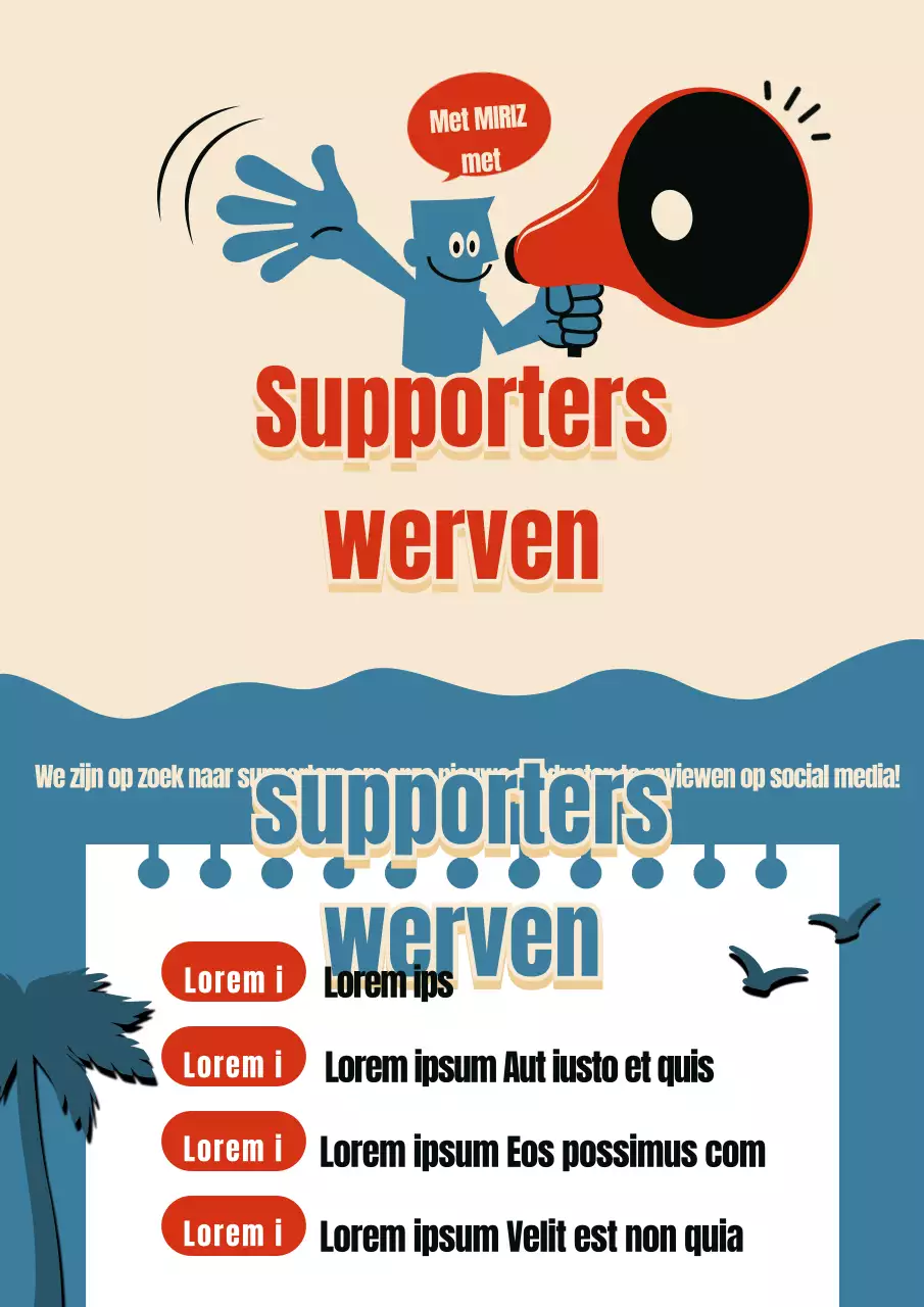 Supporters werven