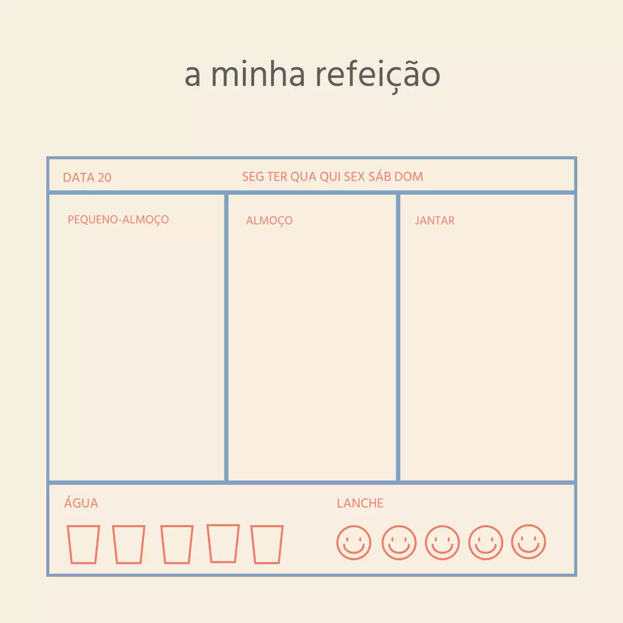 Rastreador simples de linhas azuis bege