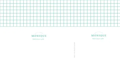 Motif à carreaux café