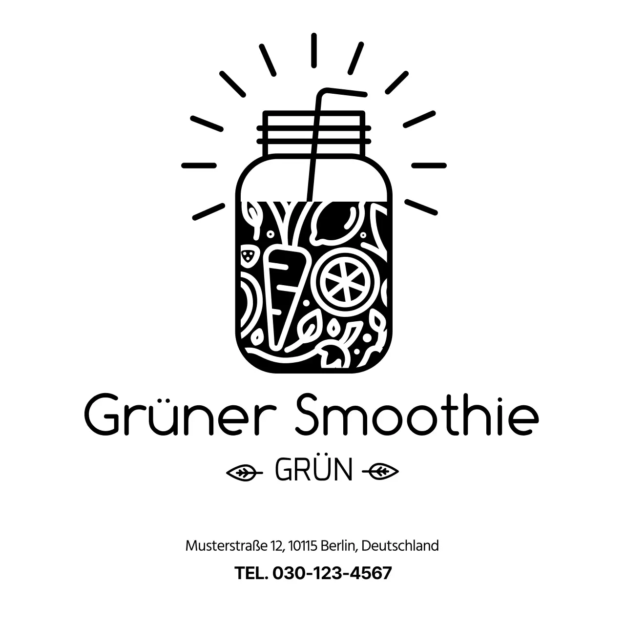 Smoothie-Plastikbeutel