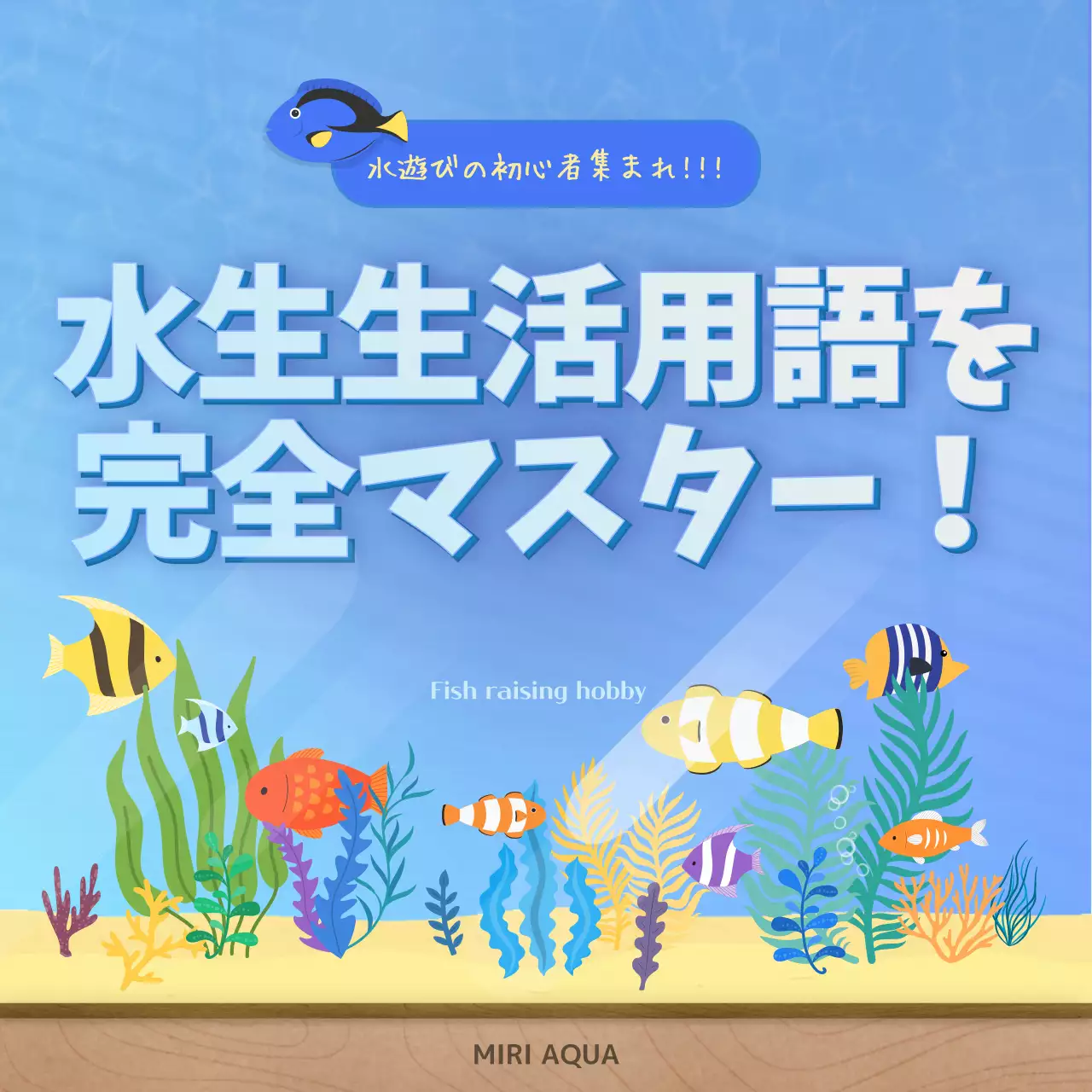 水色 かわいい 水族館 ポスター Instagram カルーセル