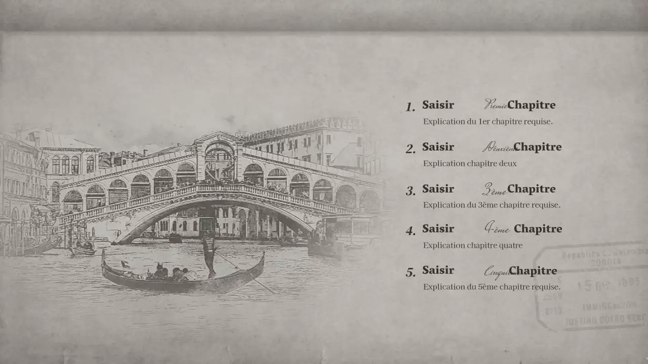 Présentation d'un livre d'histoire avec un concept de carnet de notes marron et vintage