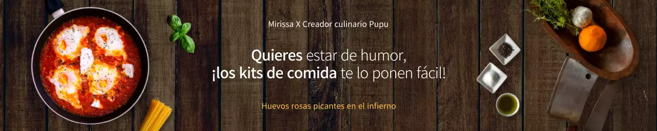 Fondo blanco y amarillo a todo color concepto kit de comida