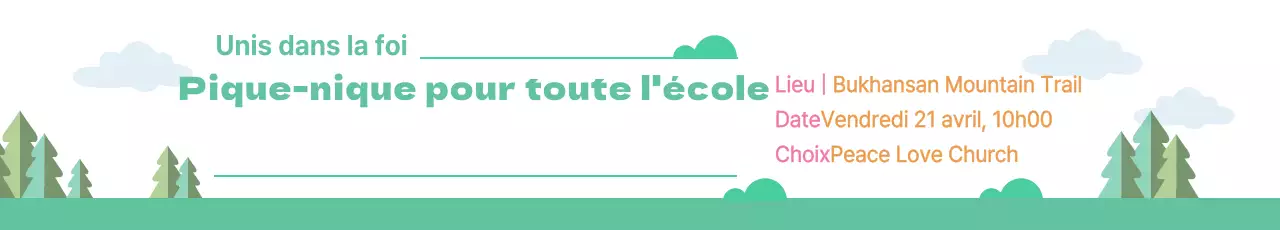 Pique-nique pour toute l'école