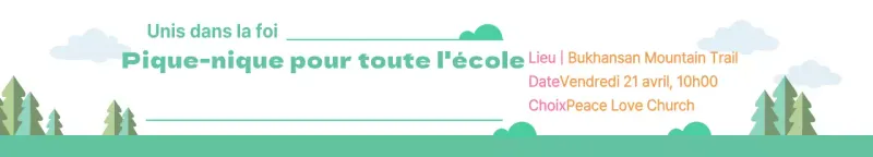 Pique-nique pour toute l'école