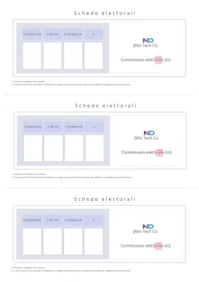 Mauve Pulito Modello di documento aziendale ballottaggio