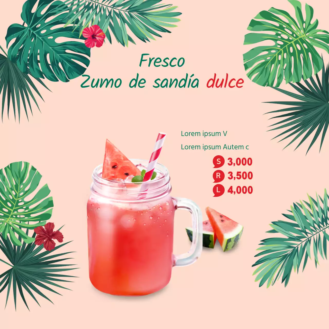 Café Bebidas de verano
