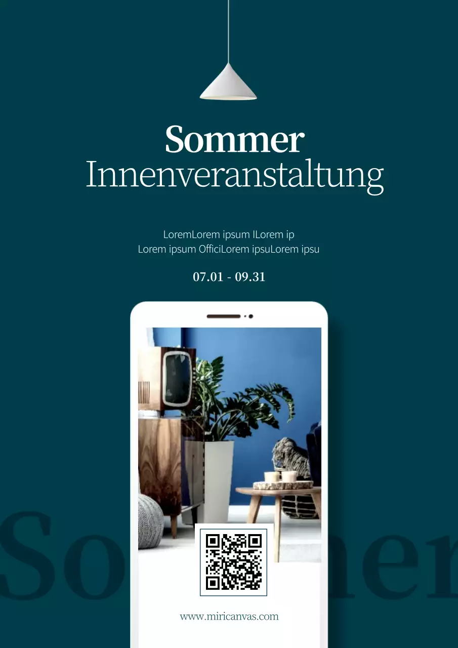 Werben Sie mit einem einfachen QR-Code für eine Rabattaktion im Innenbereich