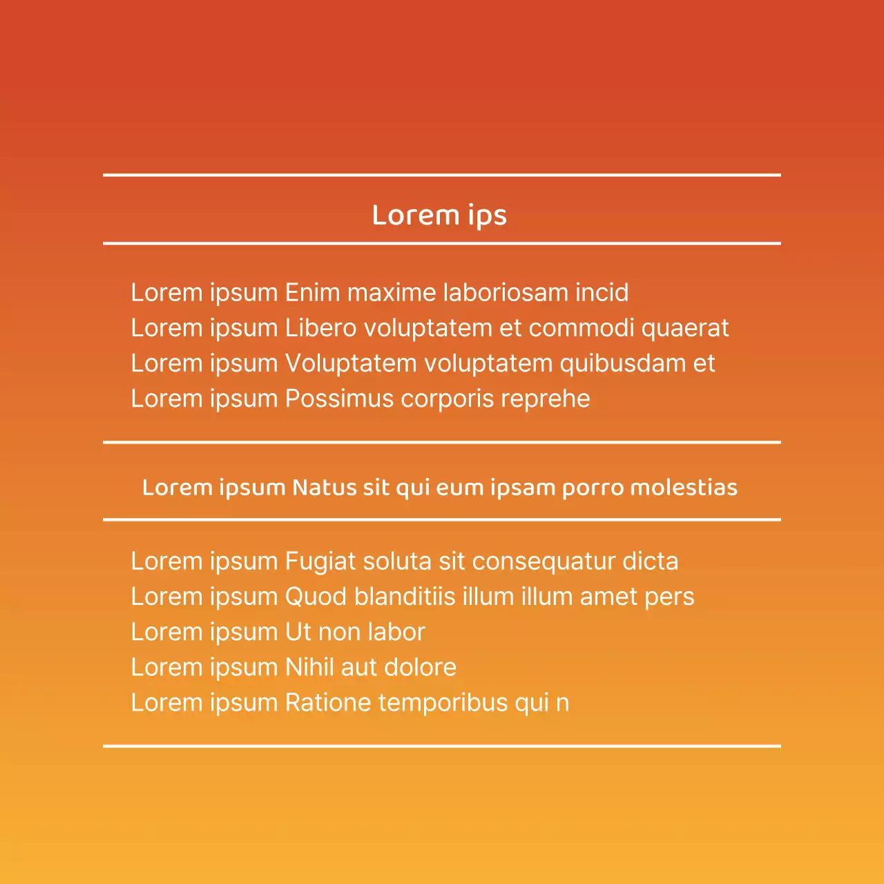 Utilisation du produit et ingrédients