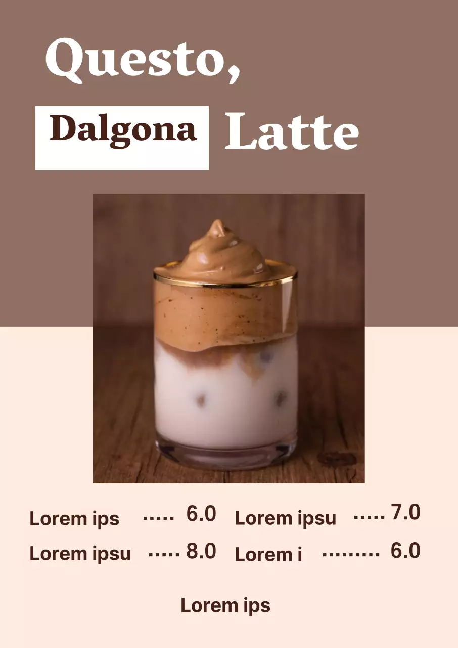 44574_Cartellone del menu del caffè