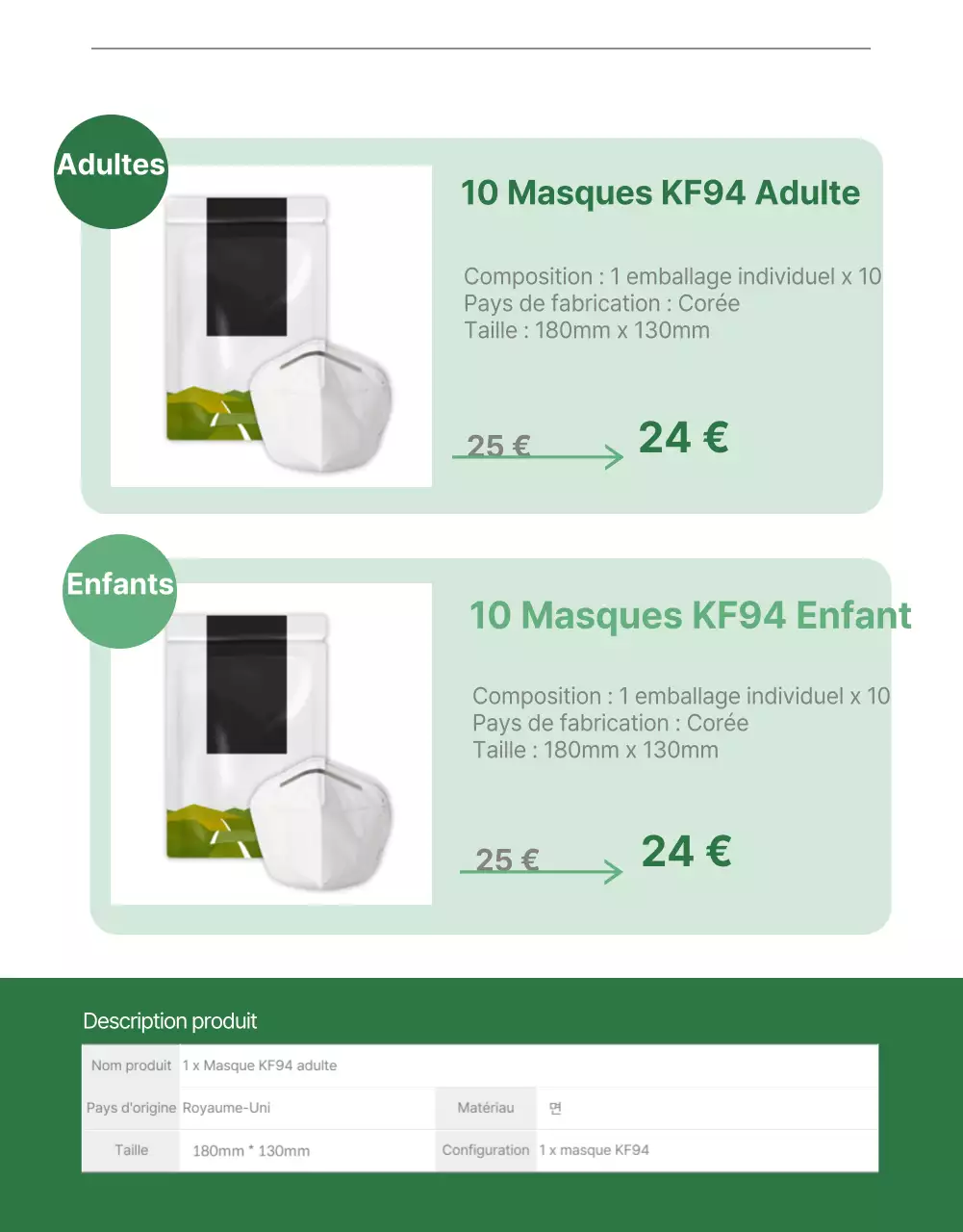 Masques contre les particules