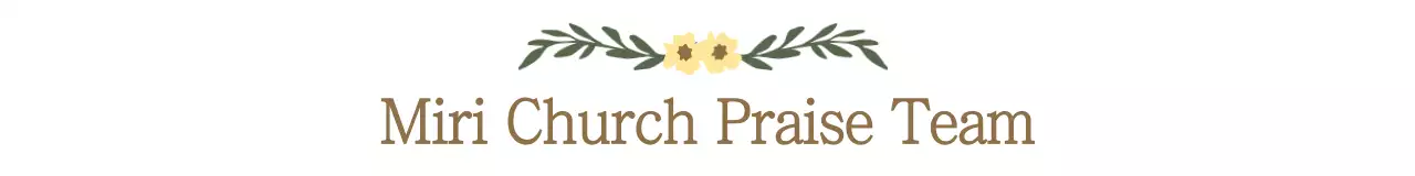 Kerkelijke bijeenkomsten met illustraties van bloemen en planten in gedempte kleuren