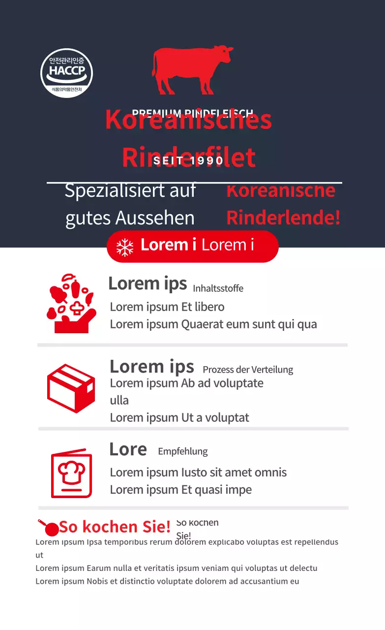 navy blau rot logo lebensmittel rezept beschreibung etikett