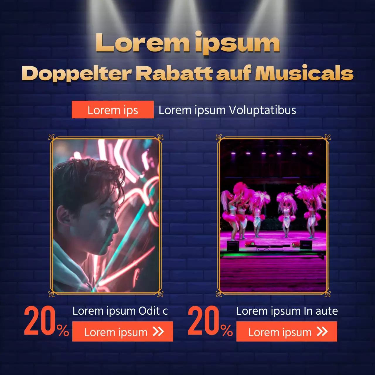 Werbung für Musikrabatte mit Plakaten über Sodomie