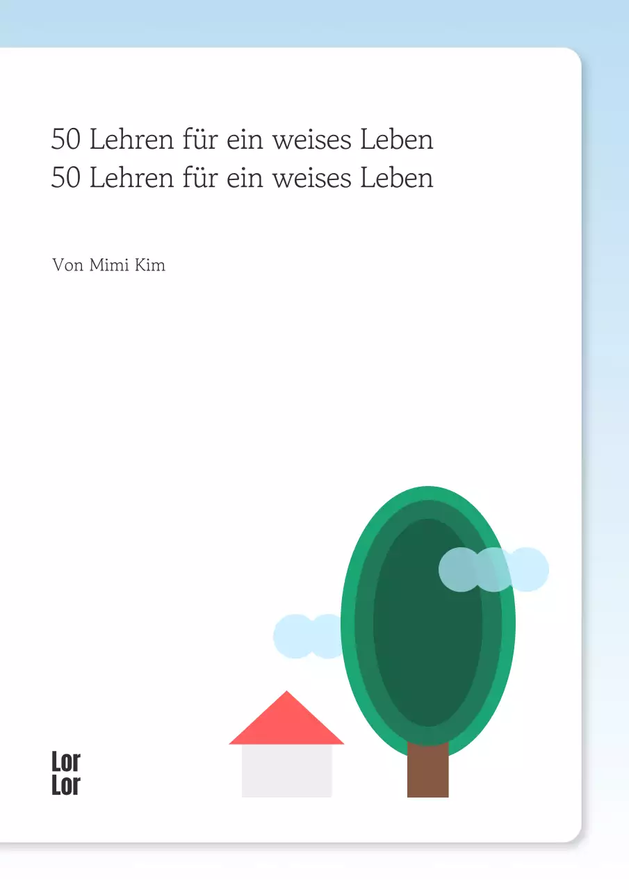 Informative Illustration mit hellblauen flachen Formen